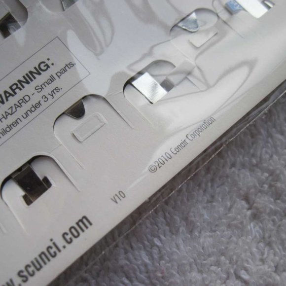 8 Scunci Colored Hue Matte Soft Touch Epoxy Metal Snap Contour Hair Clips Conair - Picture 5 of 5